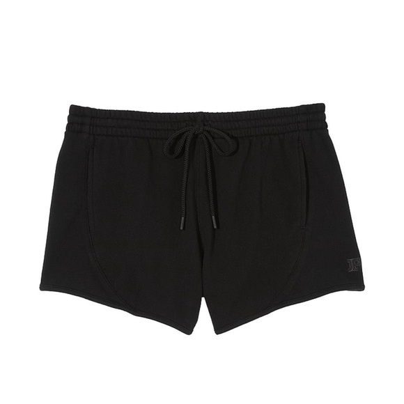 NWT: Victoria’s Secret PINK Ivy Fleece Curved Hem Shorts: Medium - Picture 3 of 6